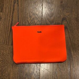 triangl swimwear Bright Orange Zip Pouch